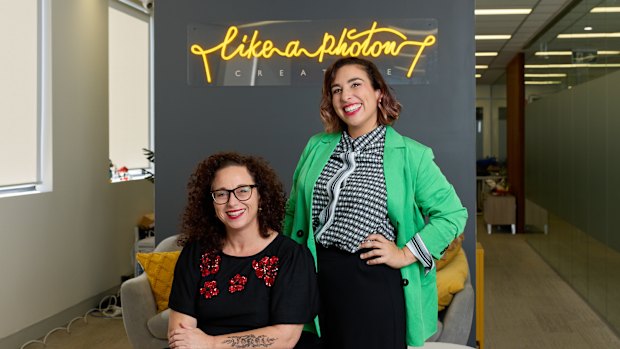 Nadine Bates and Kristen Souvlis are co-CEOs of Like a Photon Creative, a Brisbane-based production company that makes animated feature films and other screen works. 