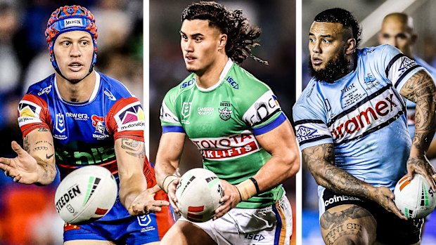 Split image Ponga, Weekes, Fonua-Blake