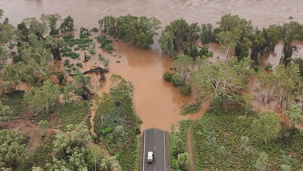Flooding in northern inland regions of Queensland, 2025-26 Christmas and New Years period.
