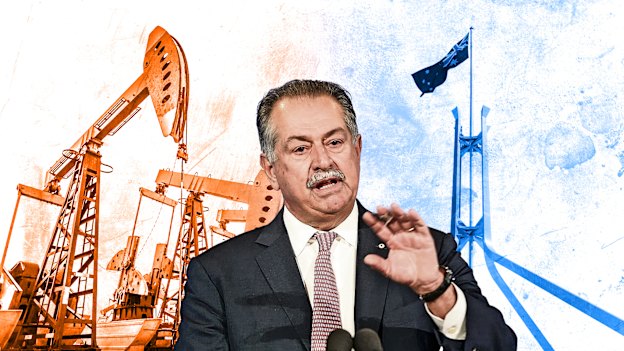 Andrew Liveris - the chemicals tycoon and architect of Australia’s gas-led recovery. 