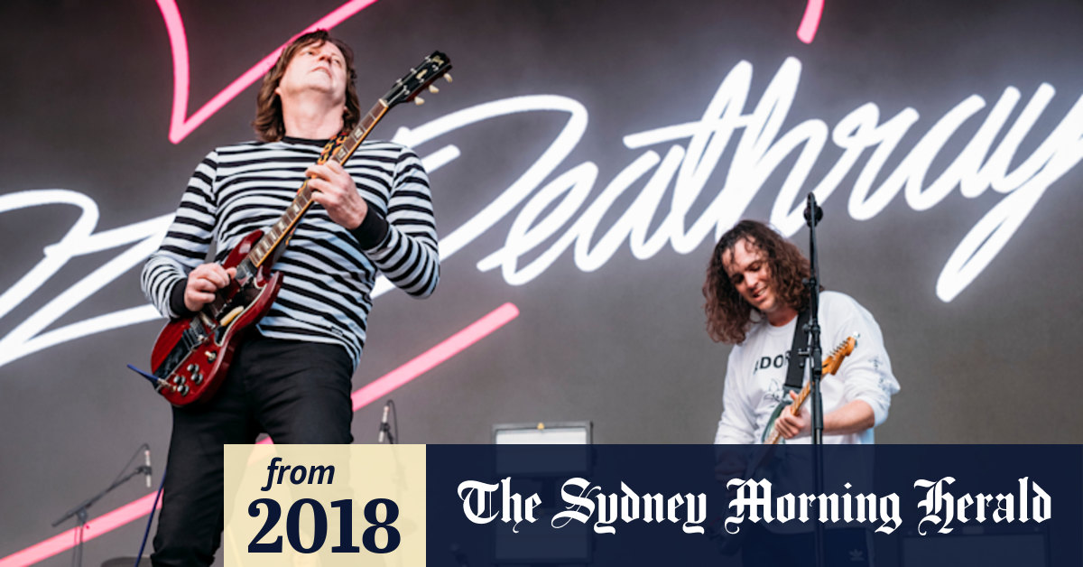 Red Wiggle Murray Cook joins DZ Deathrays on stage at Splendour in the ...