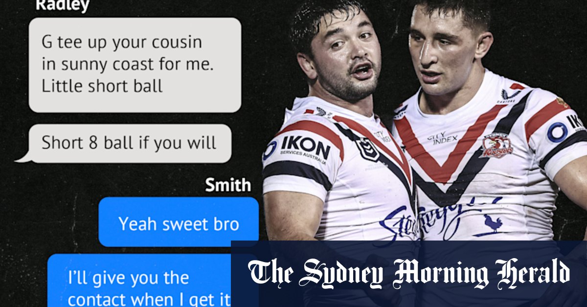 The alleged Radley drug deal texts: ‘Short 8-ball ... you sorted us good’
