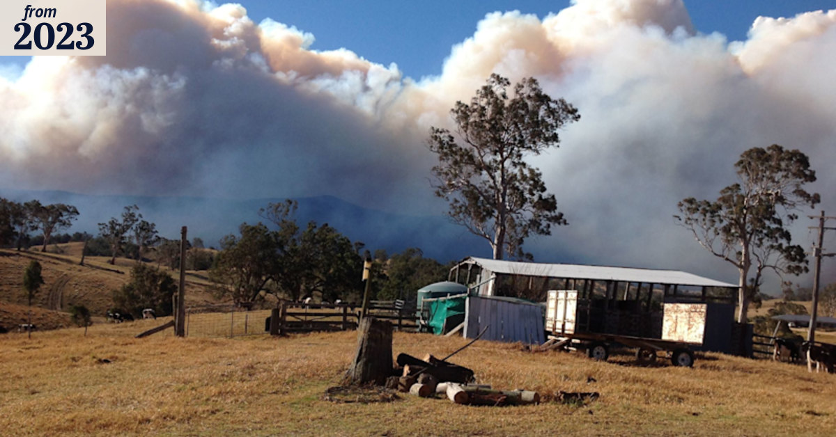NSW South Coast bushfires: Couple left to fight hazard reduction burn ...