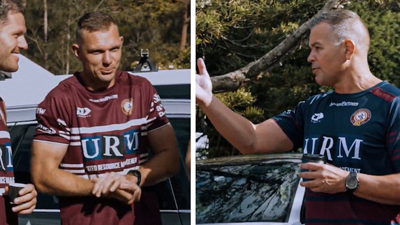 Anthony Seibold imenoval novega kapitana Manly Sea Eagles na parkirišču v Narrabeenu