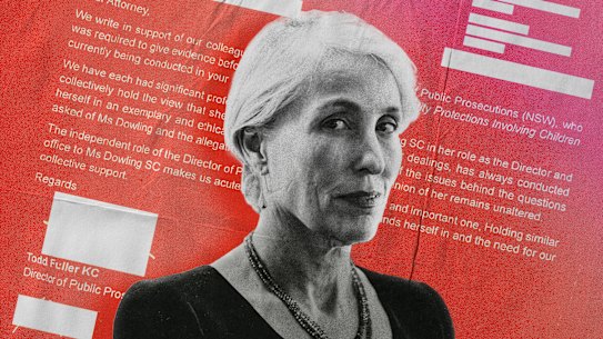 State and territory counterparts of NSW DPP Sally Dowling SC wrote a letter of support on her behalf to Attorney-General Michael Daley.