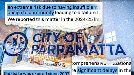 The City of Parramatta council has overstated the value of its assets by more than $50 million.