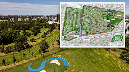 There are competing plans for Moore Park golf course.