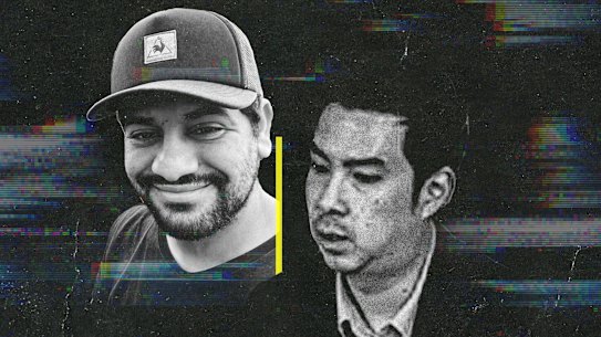 Ibrahim Helmy (left) and Peter Le.