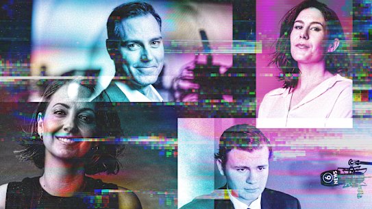 Clockwise from top: Chris Kohler, Jan Fran, Leo Puglisi and Brooke Boney.