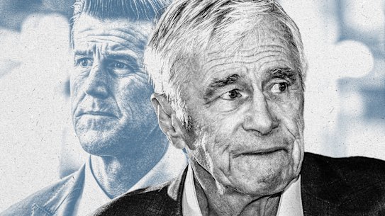 Kerry Stokes and Ben Roberts-Smith.