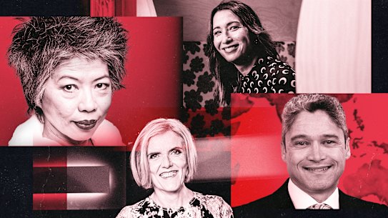 Lee Lin Chin, Jenny Brockie, Anton Enus and Kumi Taguchi.