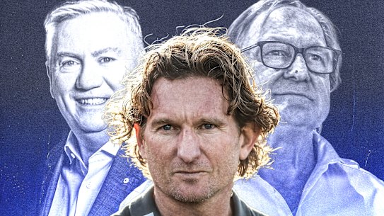 Eddie McGuire, James Hird and Kevin Sheedy.