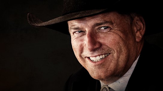 Cowboy Karl: The former television man has leant heavily on his Queenslander roots as he carves a new identity.