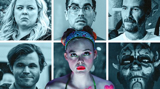 The best shows to stream this week inculde (from top left) Big Mood, Big Mistakes, Outcome, Star Wars: Maul – Shadow Lord, Margo’s Got Money Troubles and Untold: Chess Mates.