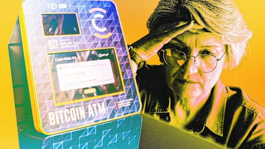 Crypto ATMs are becoming a trap for older Australians targeted by scammers.