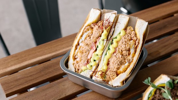Sincerity by Jacorey’s chilli tuna mayo sandwich