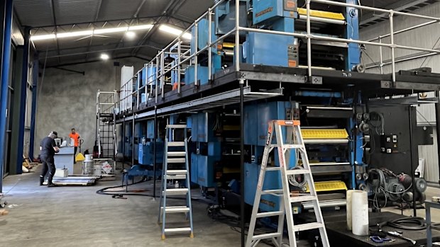 Post Newspapers’ new printing press.