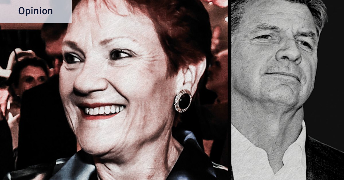 Angus Taylor wants to fight Labor. But his nemesis is Pauline Hanson, and she’s winning