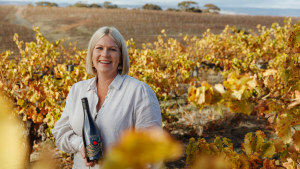 Alexia Roberts, Chief Winemaker in the Yeenunga Vineyard.