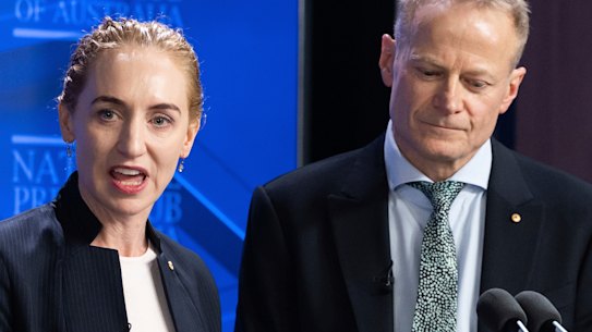 Professor Georgina Long AO, Co-Medical Director of Melanoma Institute Australia (MIA), and Professor Richard Scolyer,