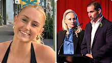 Bianca Jones and her parents