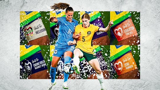 The FIFA-approved armbands.