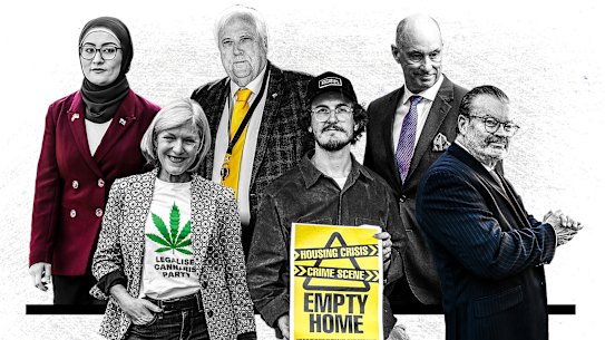 The minor and micro-parties vying for your vote in the senate.