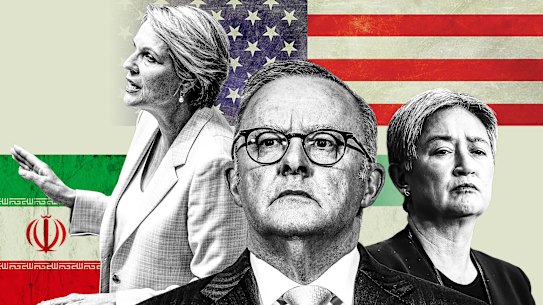 Anthony Albanese, Penny Wong and Tanya Plibersek all spoke in support of the US bombing of Iran’s nuclear facilities.