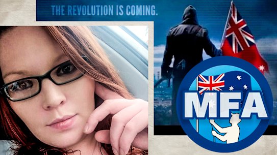 March for Australia and Bec Freedom.