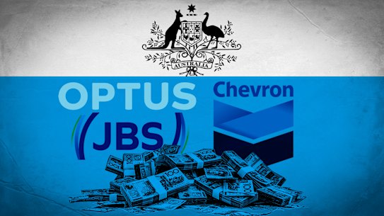 Chevron, JBS and Optus’ parent company were among the firms that paid no income tax in Australia in 2023-24.