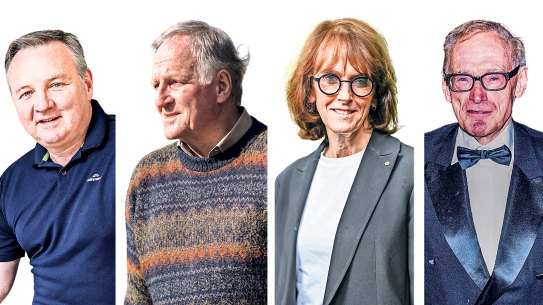 New board appointments: David Borger, Bob Debus, Cathy Foley and Bob Carr.