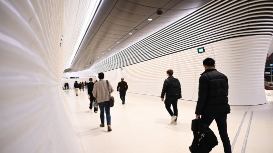 Gadigal metro station is near Town Hall.