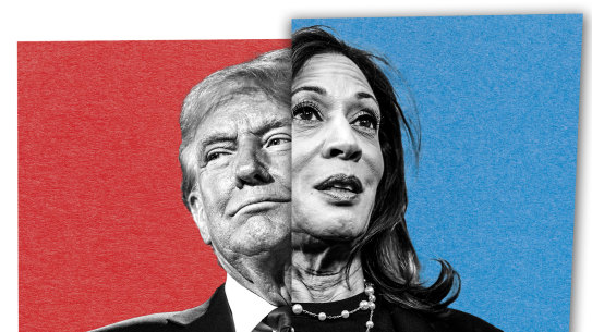  Donald Trump and Kamala Harris.