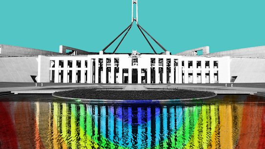 LGBTQ representation in Parliament House in Canberra has gone backwards.