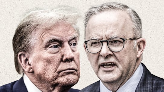 Donald Trump and Anthony Albanese.