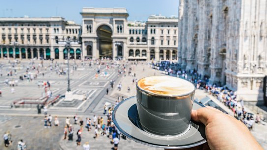 Avoid getting food and coffee in the popular tourist spots in Europe, unless you want to pay through the nose.
