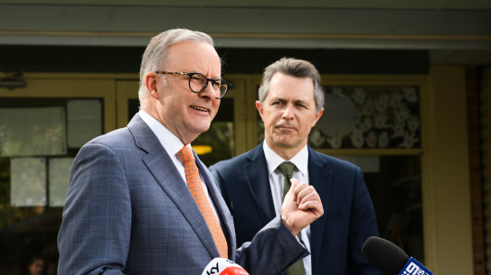 Prime Minister Anthony Albanese and Education Minister Jason Clare.