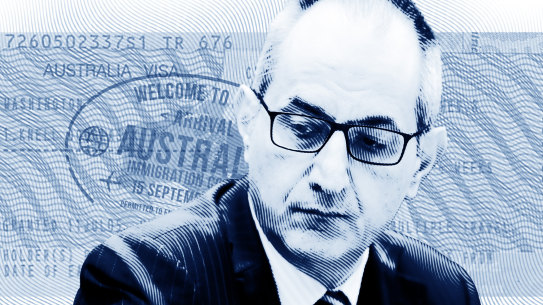 Sacked Home Affairs secretary Michael Pezzullo.