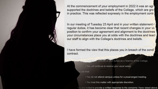 Charlotte (not her real name) was fired from her job as a primary school teacher after her same-sex relationship was discovered.