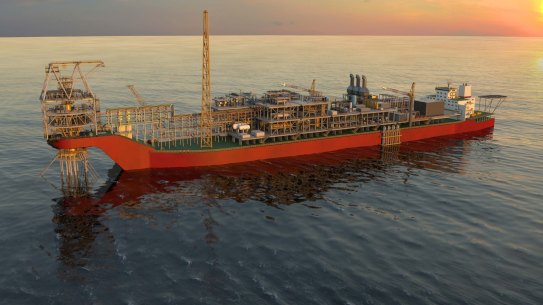 The 372,-long Sangomar floating production and storage facility will be mooed in 800m of water off the coast of Senegal, West Africa.