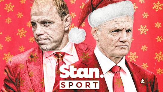 Joe Schmidt and Phil Waugh