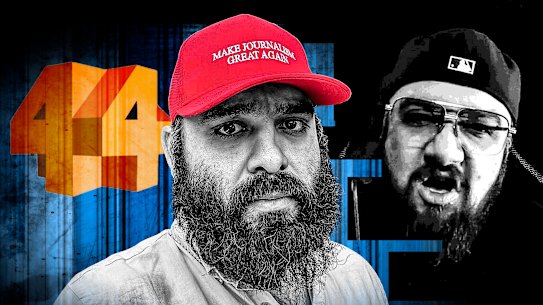 ABC reporter Mahmood Fazal (left) and his former podcast co-host Ryan Naumenko.