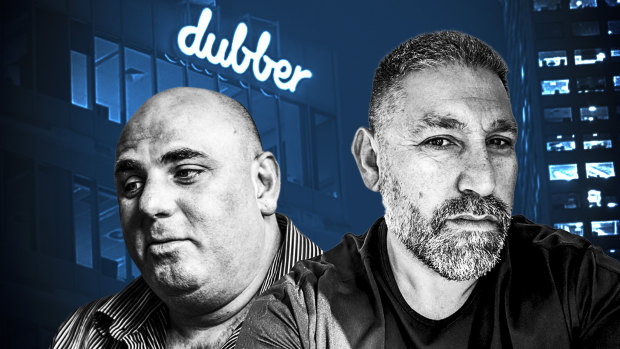 John Khoury (left) and Mohammed ‘Mo’ Abou-Eid feature in a secret report that digs into how ASX-listed company Dubber lost $26.6 million in cash.