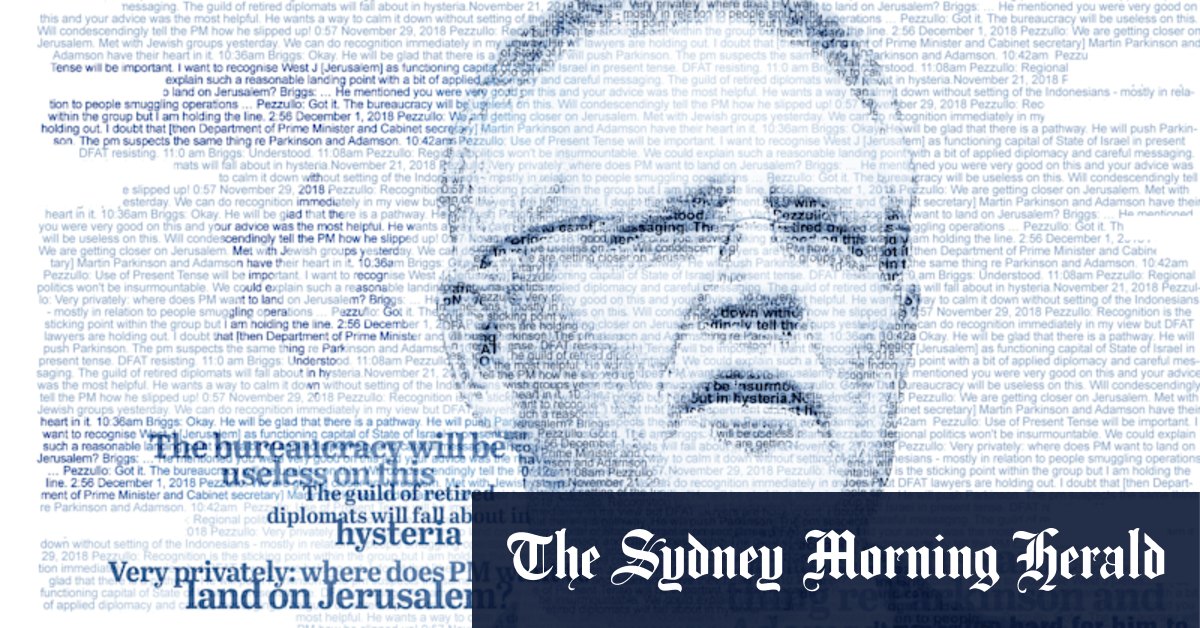 Mike Pezzullo lobbied for Scott Morrison's plan for Australian embassy in Israel - Vimarsana News