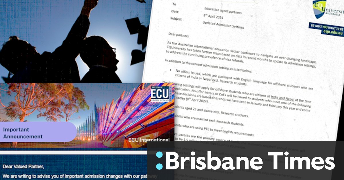 Unis ban Indian student applications as visa rejections hit record high - Vimarsana News