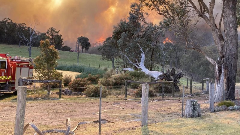Firefighters battle out-of-control fires in Gippsland
