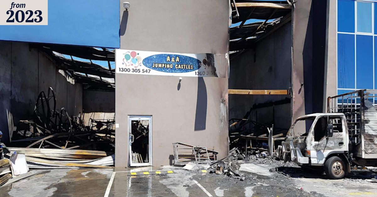Jumping castle arsonist James Balcombe jailed over campaign to bounce ...
