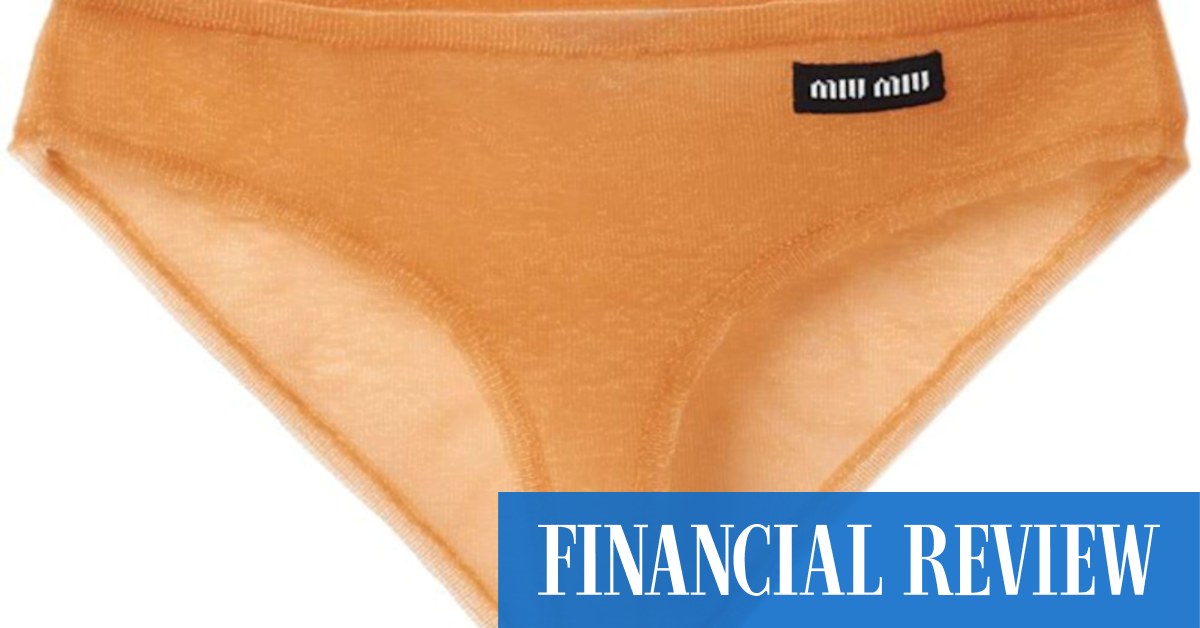 How did $1370 knickers become the world's third-hottest fashion item? - Vimarsana News