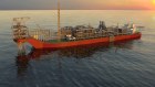 An artist's impression of the planned Sangomar oil project, which was approved by the Senegal government last month.