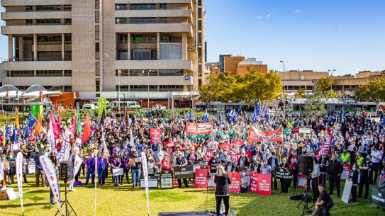 The stop work meeting on Wednesday.